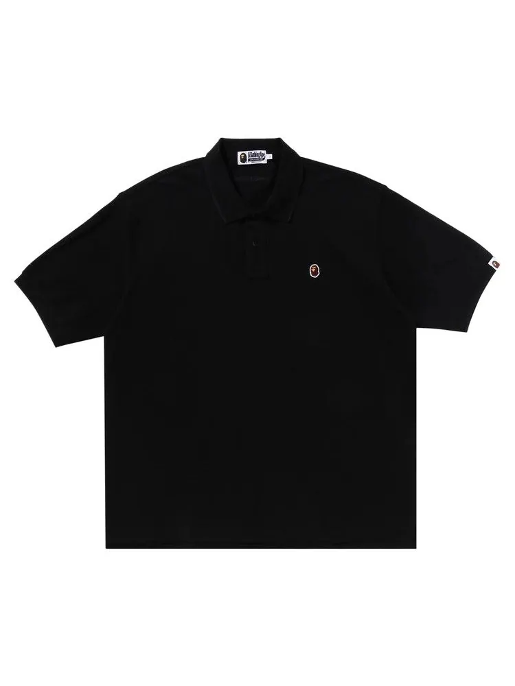 Поло BAPE Ape Head One Point Polo — изображение 1 из 1, черный