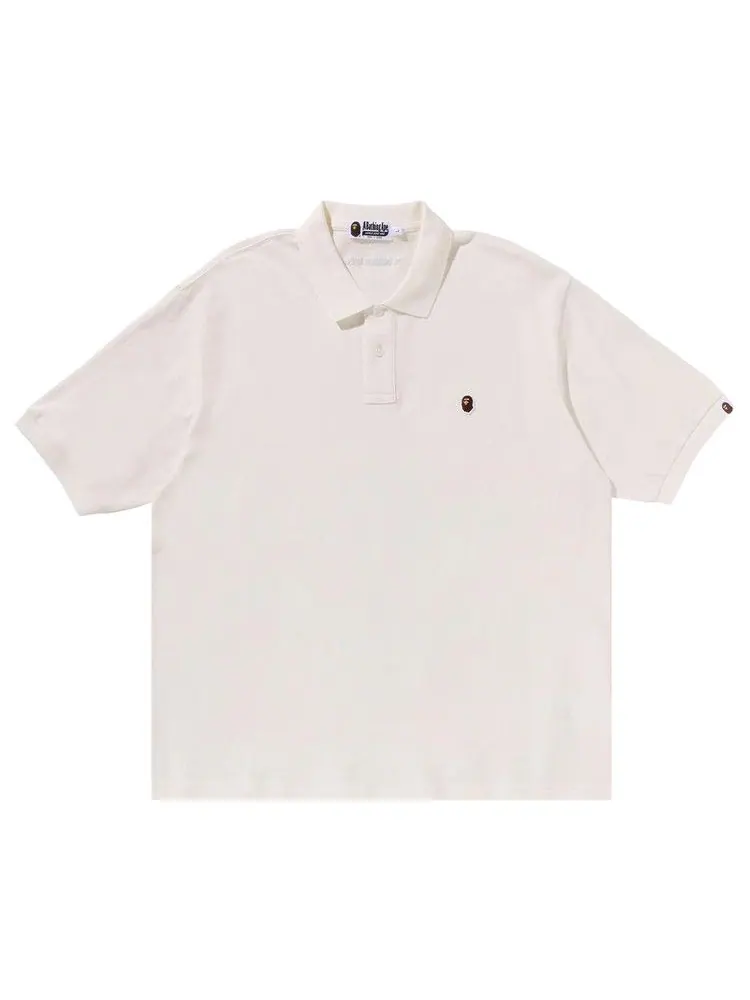 Поло BAPE Ape Head One Point Polo 'Ivory' — изображение 1 из 1, бежевый