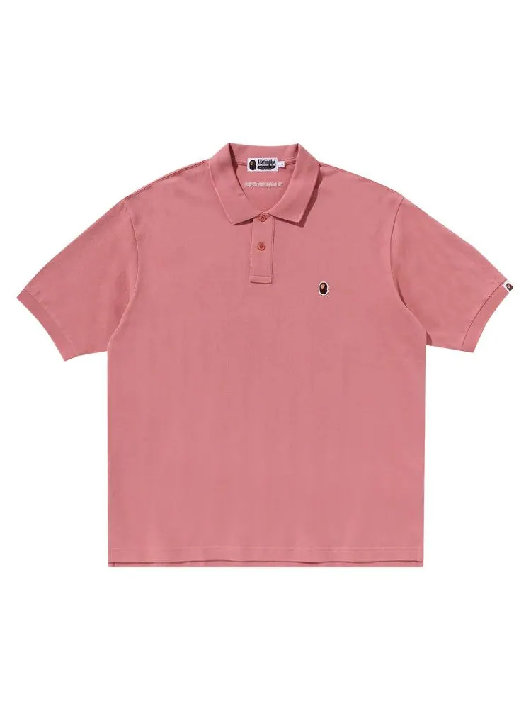Поло BAPE Ape Head One Point Polo — изображение 1 из 1, розовый