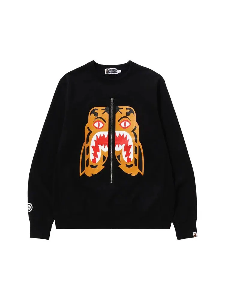 Свитер BAPE Tiger Crewneck — изображение 1 из 1, черный