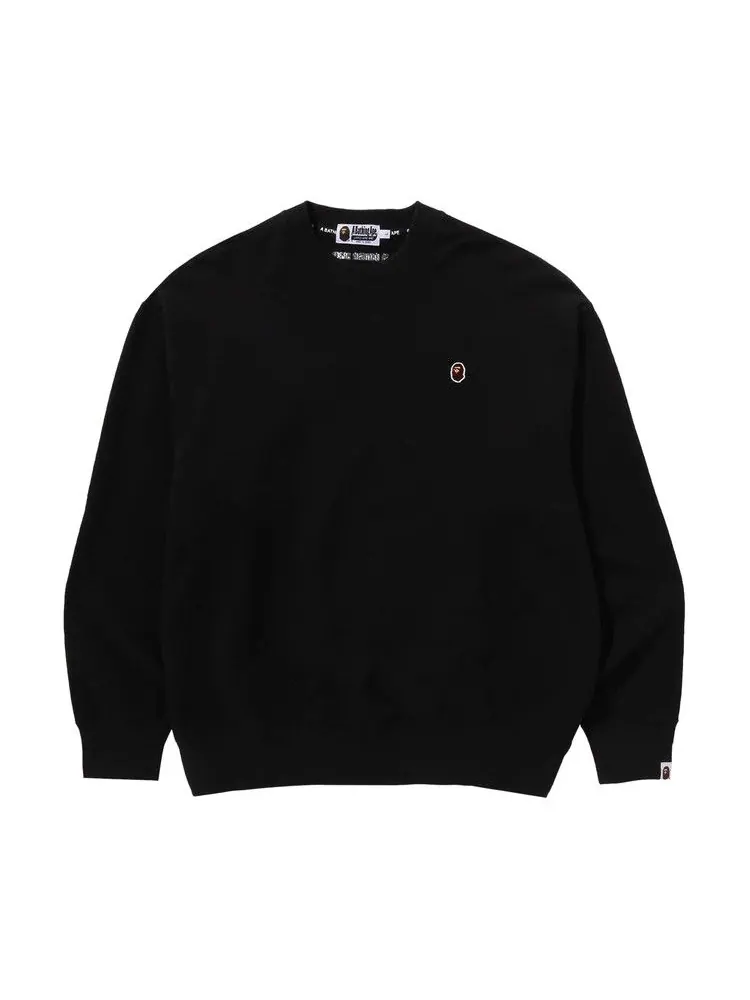Свитер BAPE Ape Head One Point Crewneck — изображение 1 из 1, черный