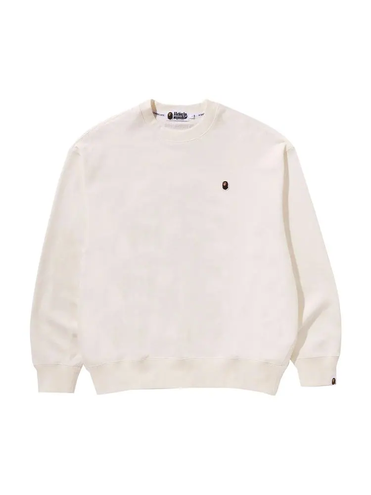 Свитер BAPE Ape Head One Point Crewneck — изображение 1 из 1, белый