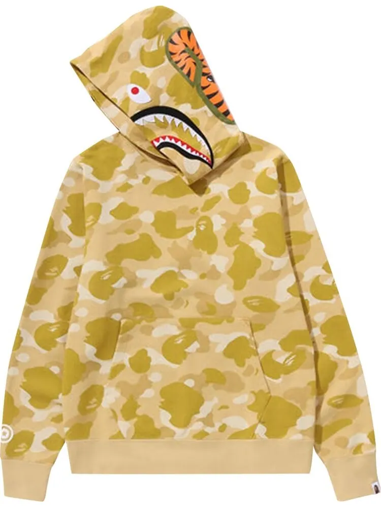 Худи BAPE Color Camo Shark Pullover 'Yellow' — изображение 2 из 2, желтый