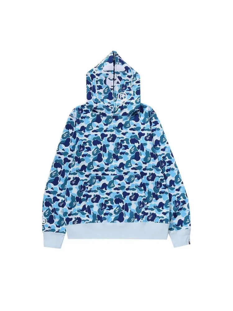 Худи BAPE ABC Camo 2nd Ape Pullover Hoodie — изображение 1 из 1, синий