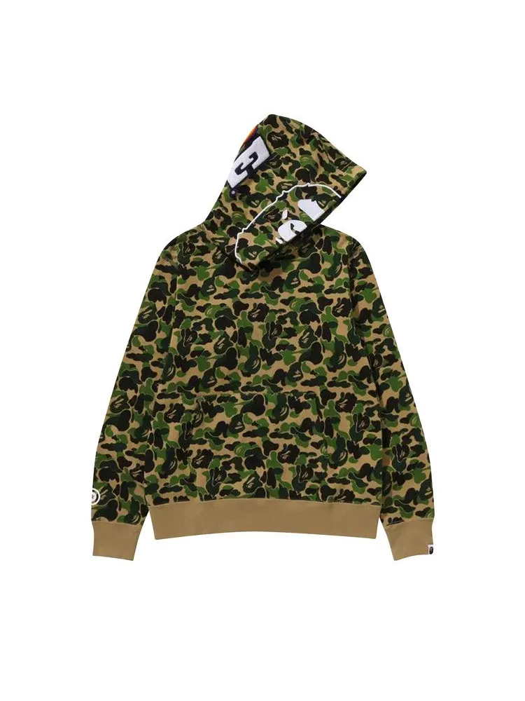 Худи BAPE ABC Camo 2nd Ape Pullover Hoodie — изображение 2 из 3, зеленый