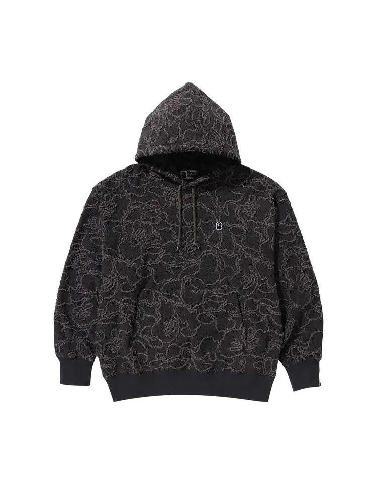 Худи BAPE Neon Camo Jacquard Relaxed Fit Pullover Hoodie — изображение 1 из 1, черный