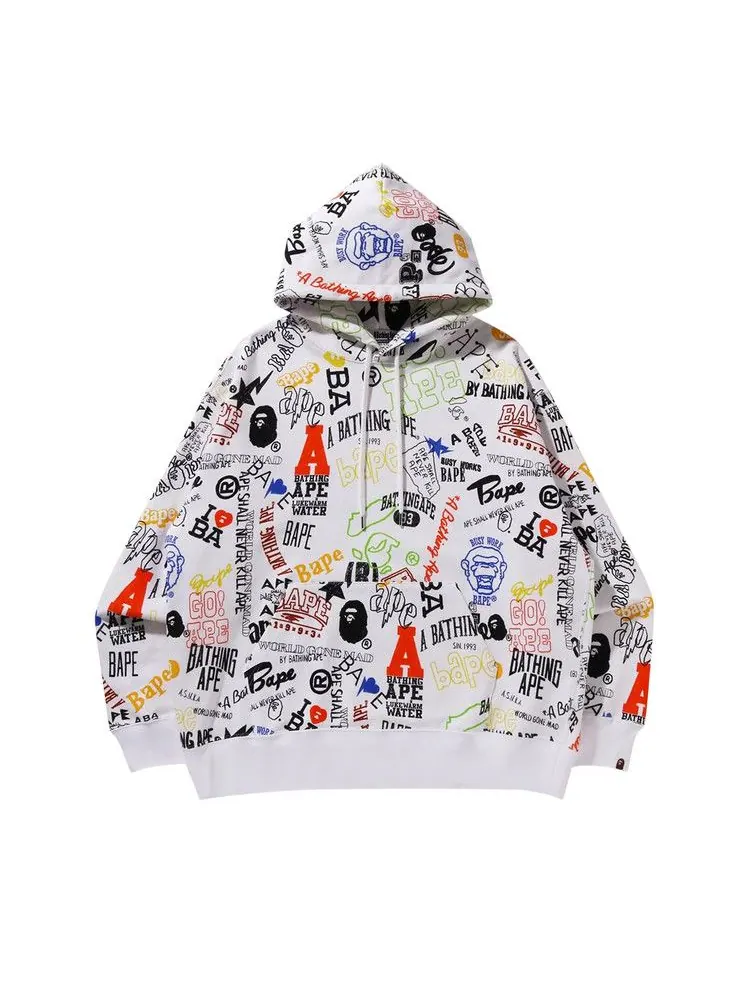 Худи BAPE Hand Draw Pullover Hoodie — изображение 1 из 1, белый