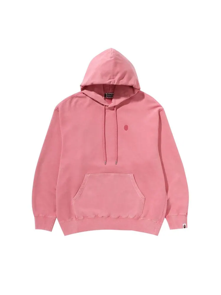 Худи BAPE Ape Head One Point Garment Dye Pullover Hoodie — изображение 1 из 1, розовый