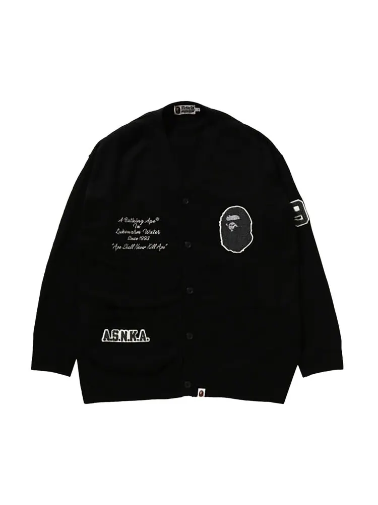 Кардиган BAPE Knit Cardigan — изображение 1 из 2, черный