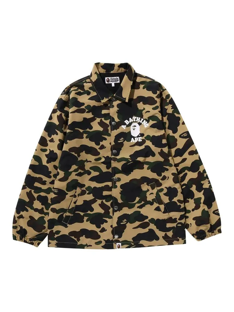 Куртка BAPE 1st Camo Coach Jacket — изображение 1 из 3, желтый