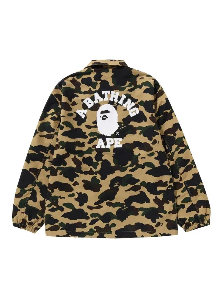 Куртка BAPE 1st Camo Coach Jacket — изображение 2 из 3, желтый
