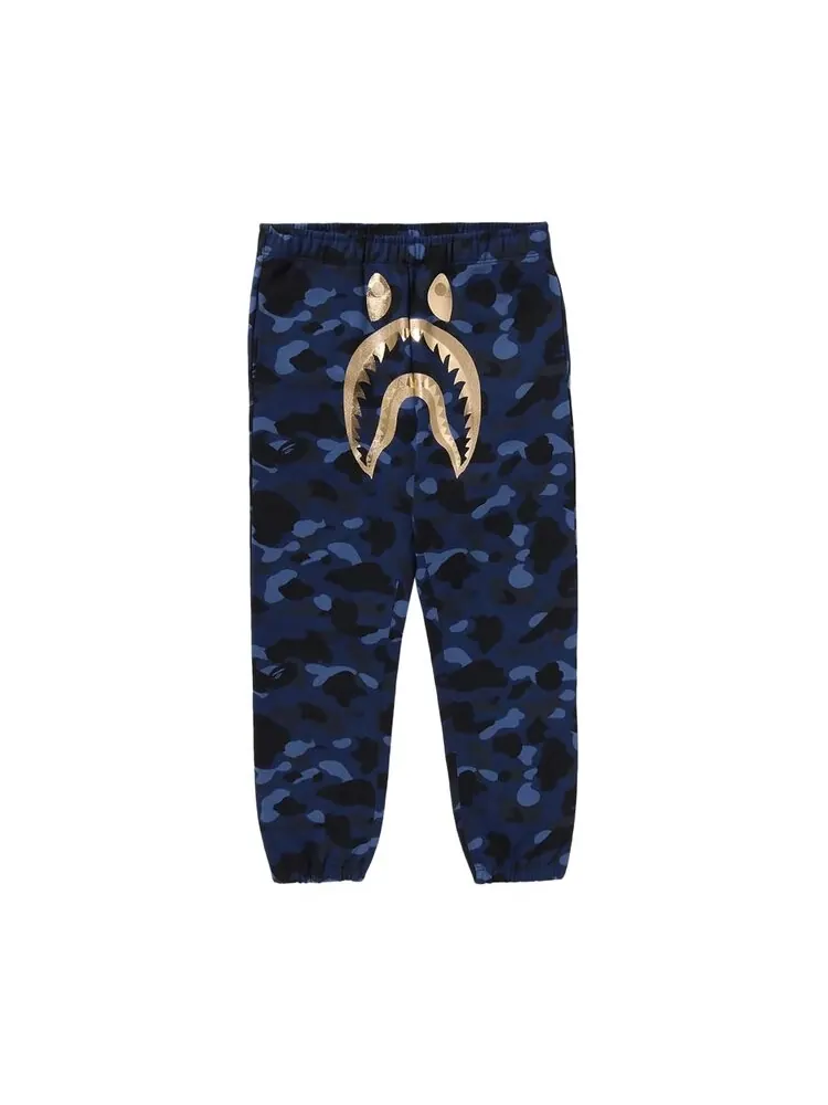 Спортивные брюки BAPE Color Camo Shark Sweatpants — изображение 1 из 2, темно-синий