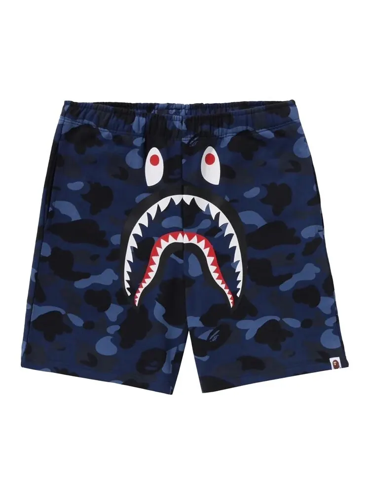 Шорты BAPE ABC Camo Shark Sweatshorts — изображение 1 из 1, синий
