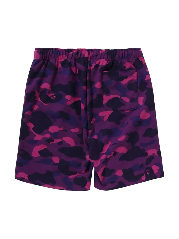 Шорты BAPE ABC Camo Shark Sweatshorts — изображение 2 из 2, фиолетовый