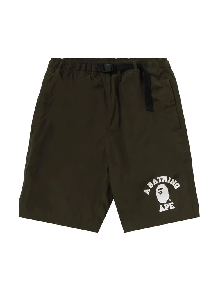 Шорты BAPE College Beach Shorts — изображение 1 из 2, зеленый