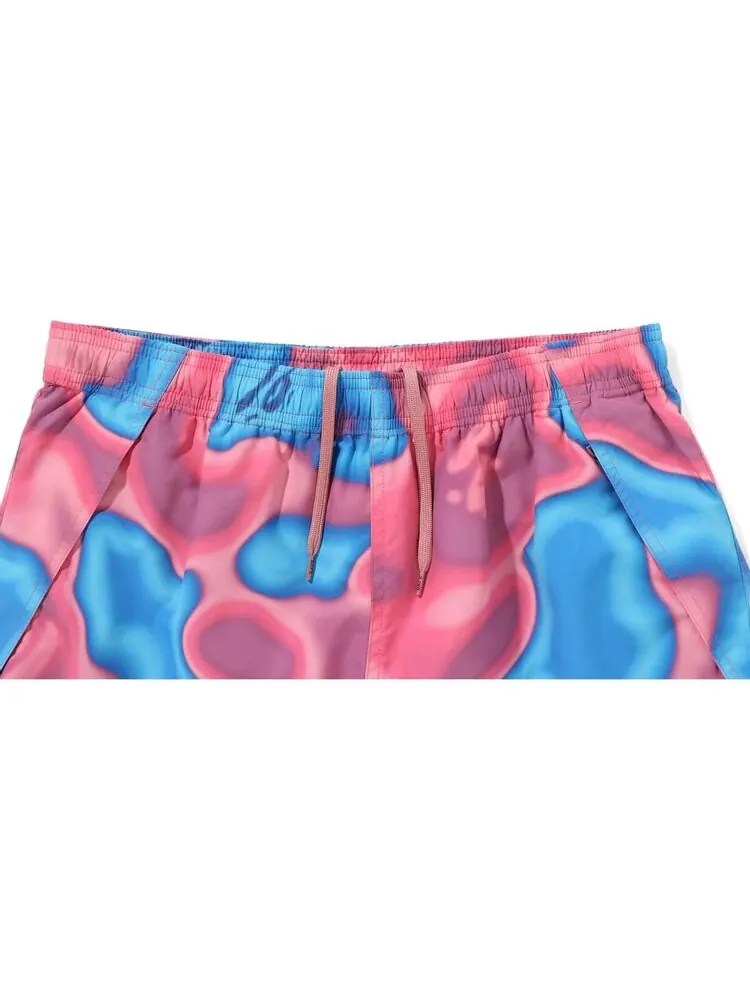 Шорты BAPE Liquid Camo One Point Beach Shorts — изображение 3 из 3, розовый