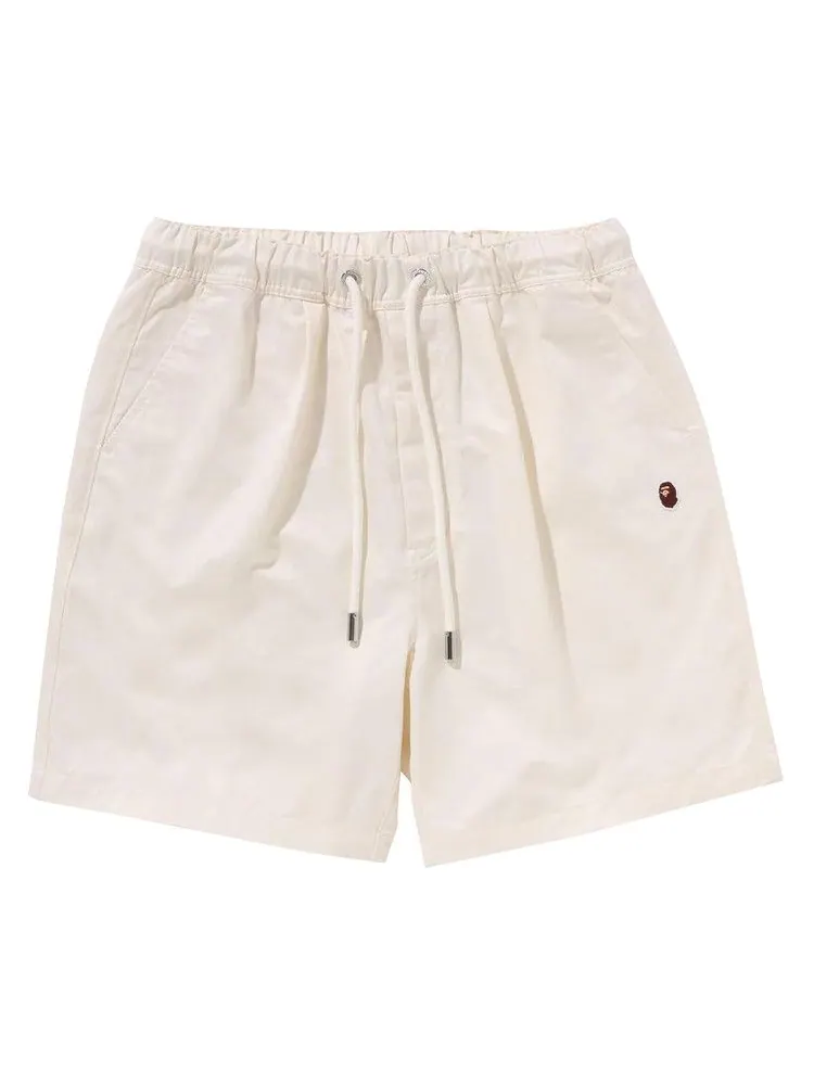 Шорты BAPE Ape Head One Point 2 Pleat Easy Chino Shorts — изображение 1 из 3, белый