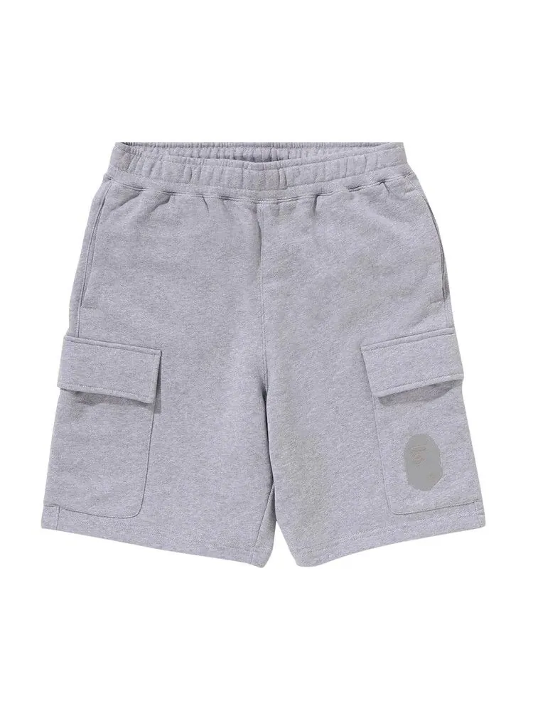 Шорты BAPE Ape Head Cargo Sweat Shorts — изображение 1 из 2, серый