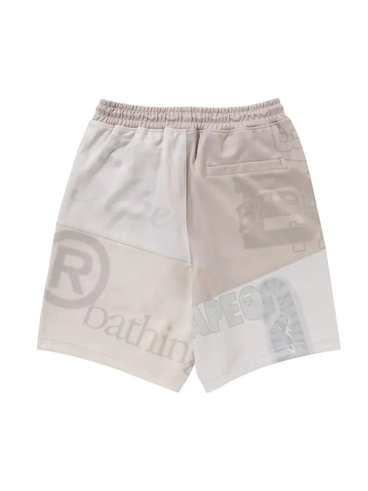 Шорты BAPE Patchwork Basketball Shorts — изображение 2 из 2, белый