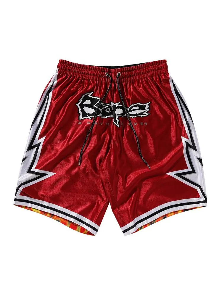 Шорты BAPE Reversible Basketball Shorts — изображение 1 из 2, красный