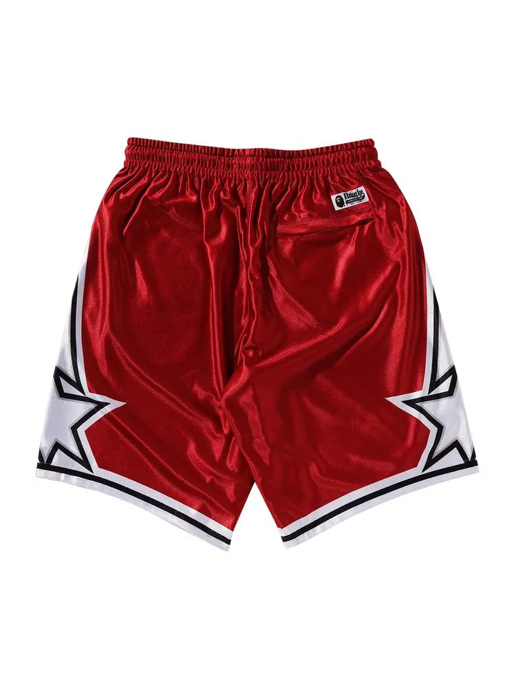 Шорты BAPE Reversible Basketball Shorts — изображение 2 из 2, красный