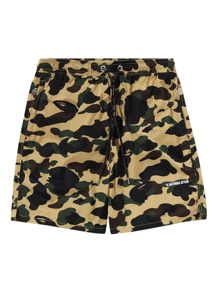 Шорты BAPE 1st Camo Beach Shorts — изображение 1 из 2, желтый
