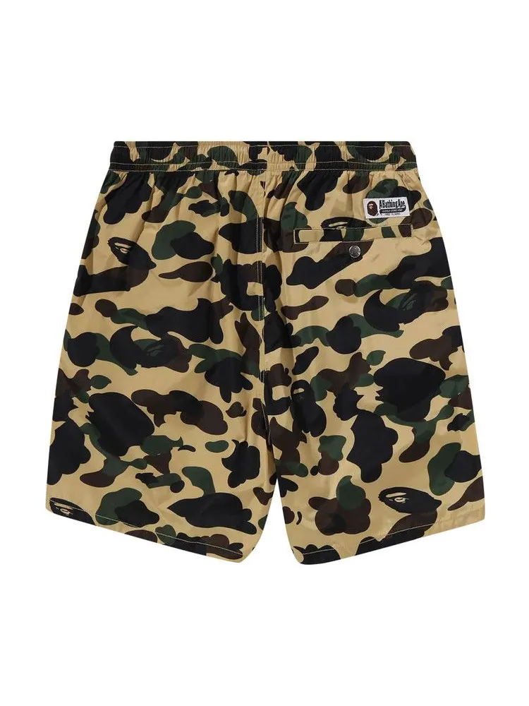 Шорты BAPE 1st Camo Beach Shorts — изображение 2 из 2, желтый