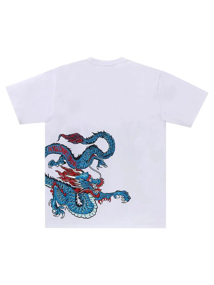 Футболка BAPE Tiger And Dragon Tee — изображение 2 из 3, белый