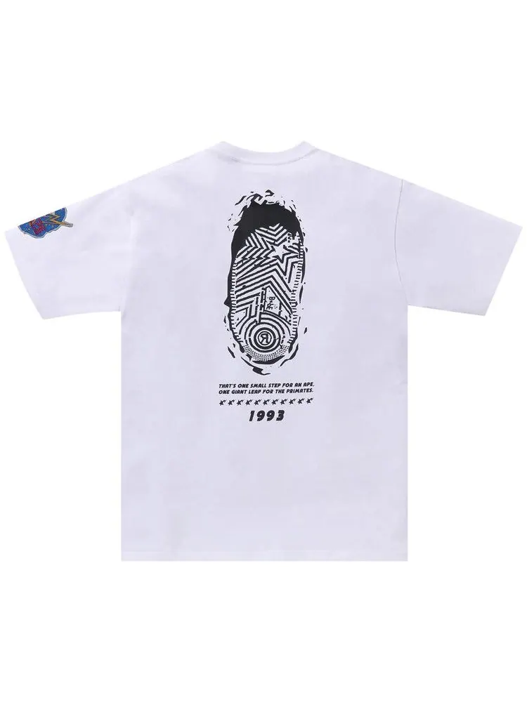Футболка BAPE Moon Landing Tee — изображение 2 из 3, белый