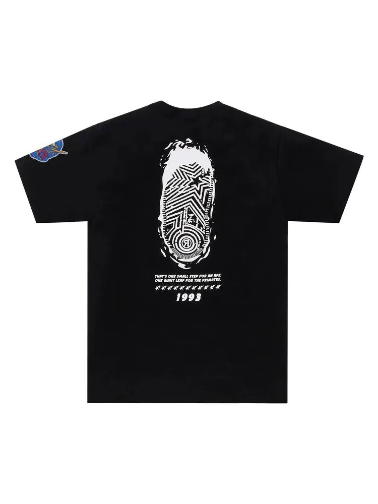 Футболка BAPE Moon Landing Tee — изображение 2 из 3, черный