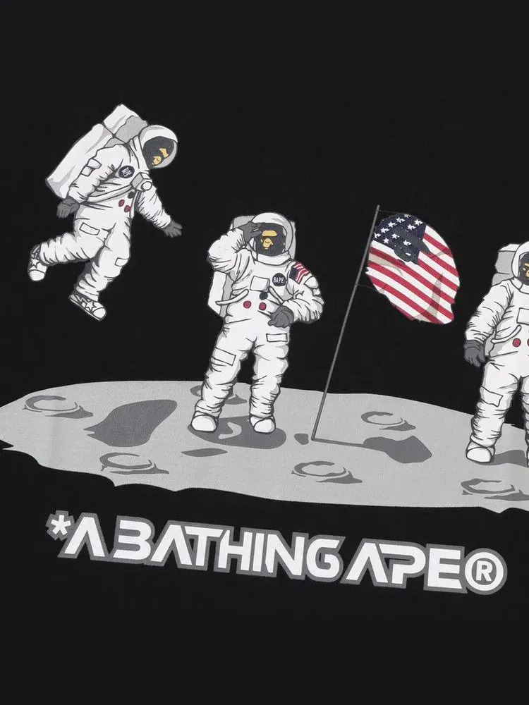 Футболка BAPE Moon Landing Tee — изображение 3 из 3, черный