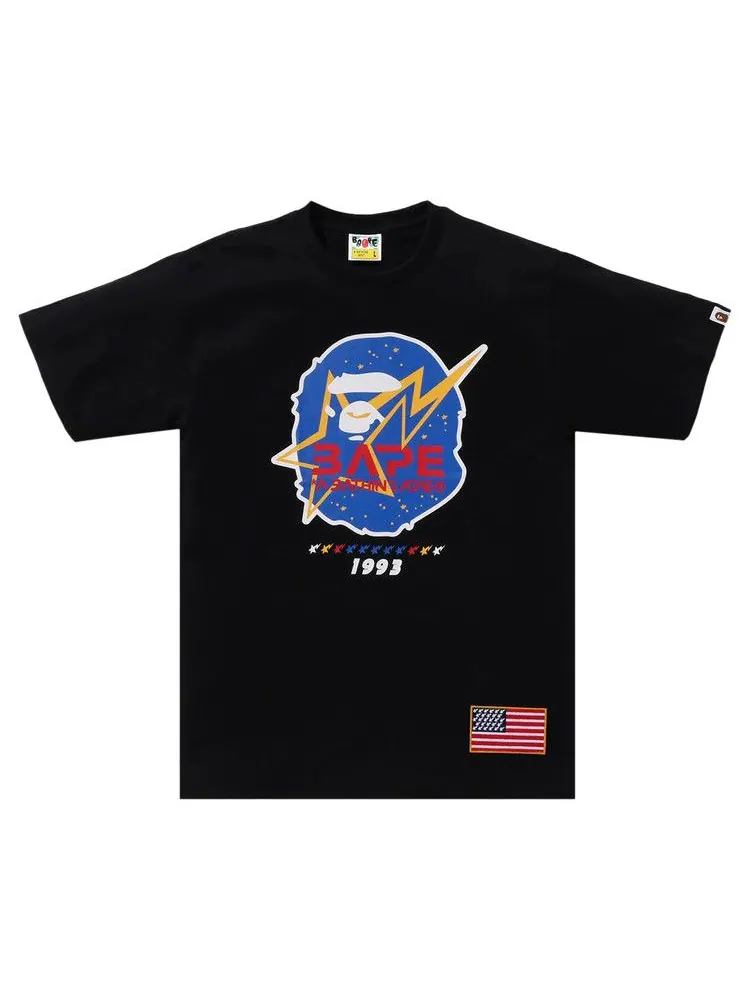 Футболка BAPE Space Ape Head Tee — изображение 1 из 2, черный