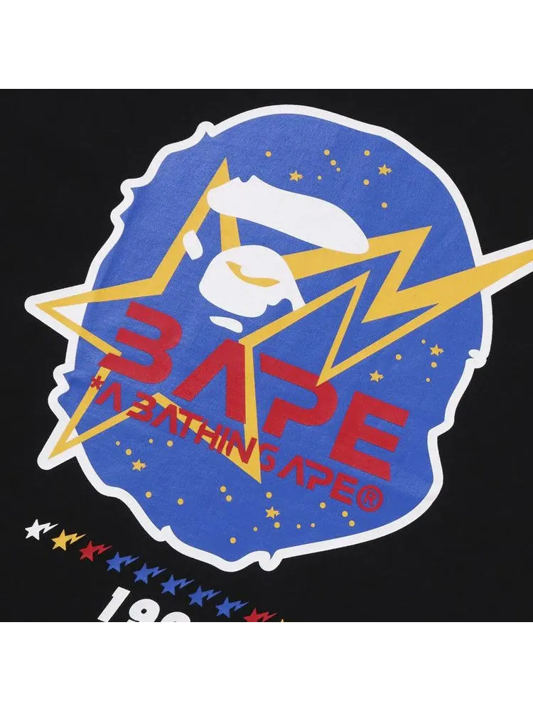 Футболка BAPE Space Ape Head Tee — изображение 2 из 2, черный