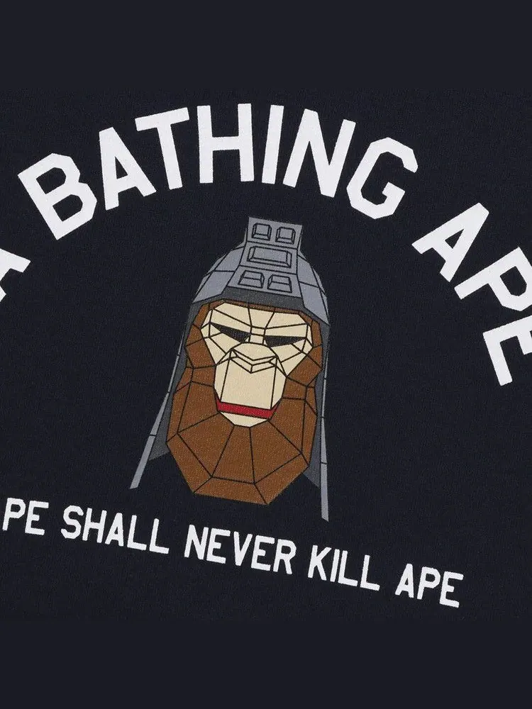 Худи BAPE Polygon Relaxed Fit Pullover Hoodie — изображение 3 из 3, темно-синий