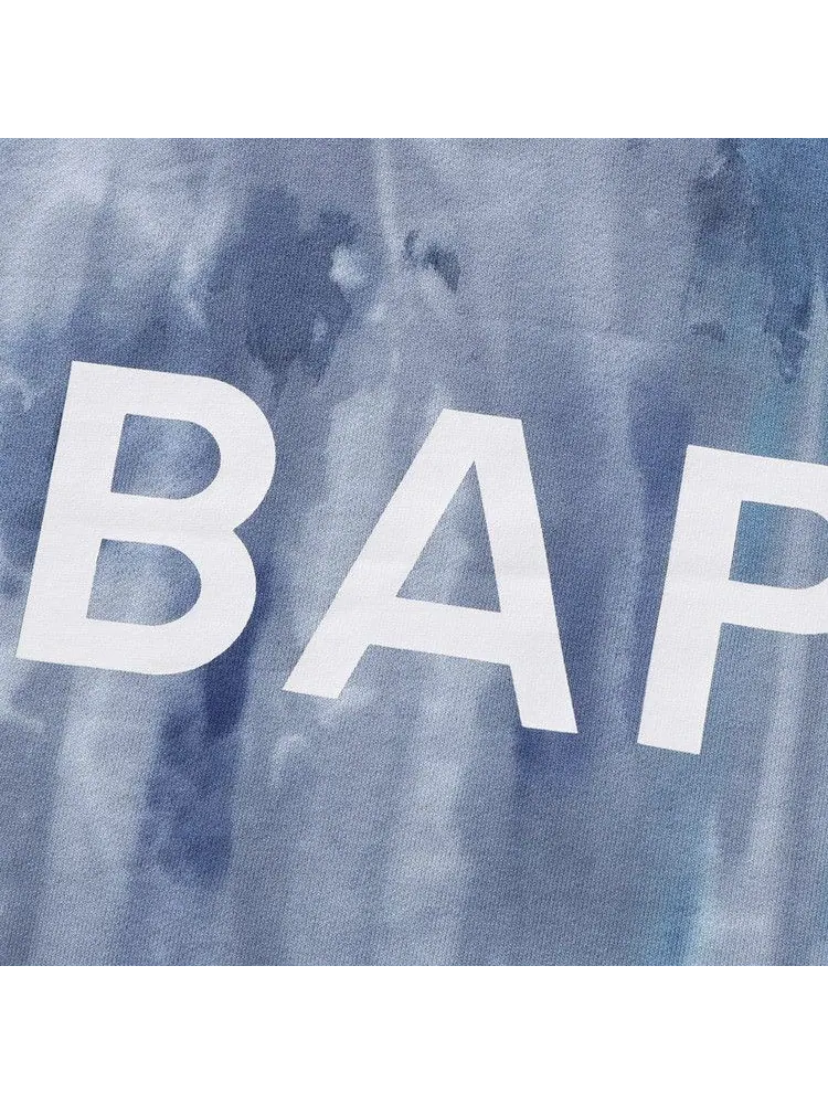Худи BAPE Ice Dye Relaxed Fit Pullover Hoodie — изображение 3 из 3, синий
