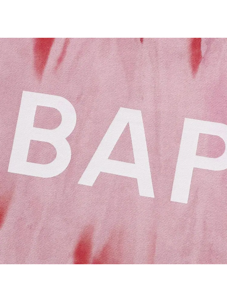 Худи BAPE Ice Dye Relaxed Fit Pullover Hoodie — изображение 3 из 3, розовый