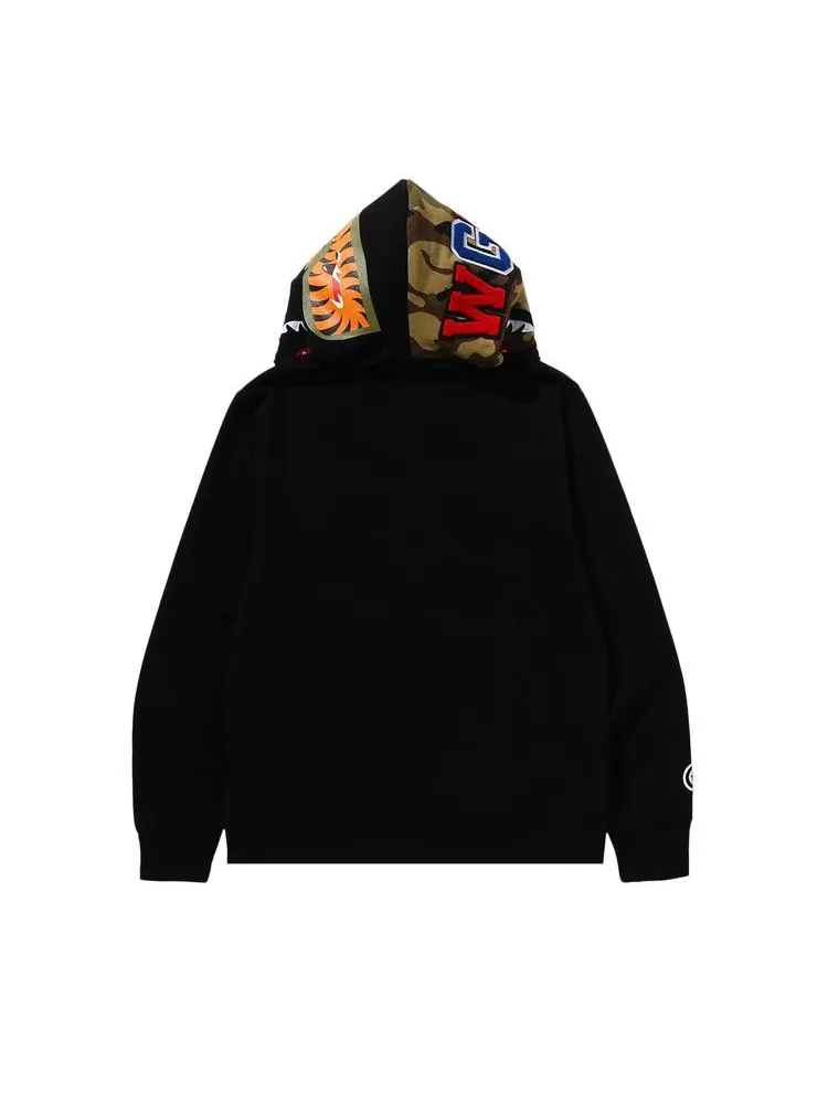 Худи BAPE 1st Shark Full Zip Hoodie — изображение 2 из 3, черный