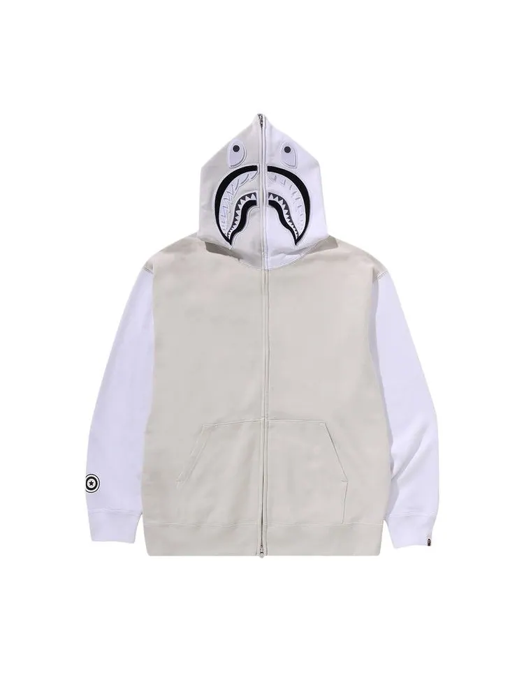 Худи BAPE Shark Full Zip Hoodie #1 — изображение 1 из 4, серый