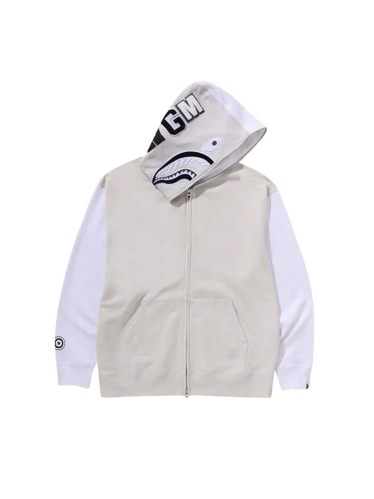 Худи BAPE Shark Full Zip Hoodie #1 — изображение 3 из 4, серый