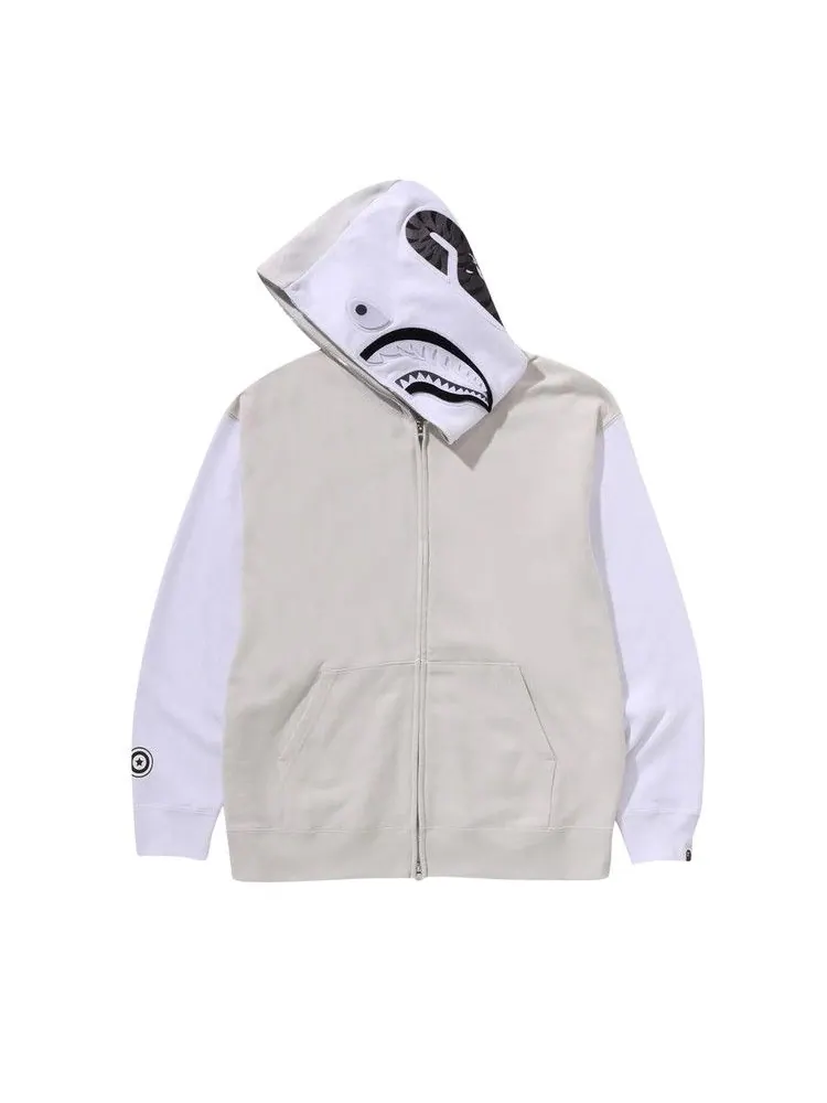 Худи BAPE Shark Full Zip Hoodie #1 — изображение 4 из 4, серый