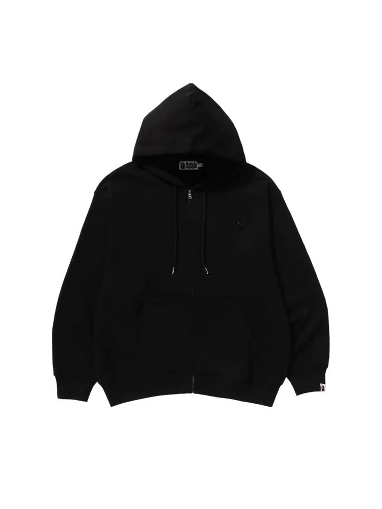 Худи BAPE One Point Relaxed Fit Full Zip Hoodie — изображение 1 из 2, черный