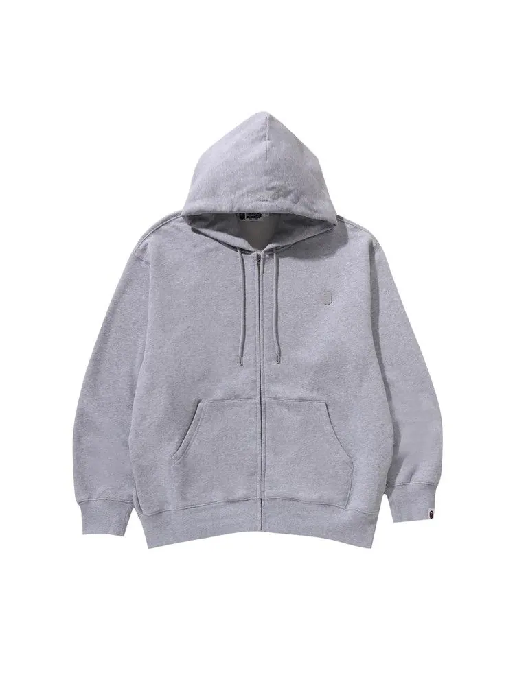 Худи BAPE One Point Relaxed Fit Full Zip Hoodie — изображение 1 из 2, серый
