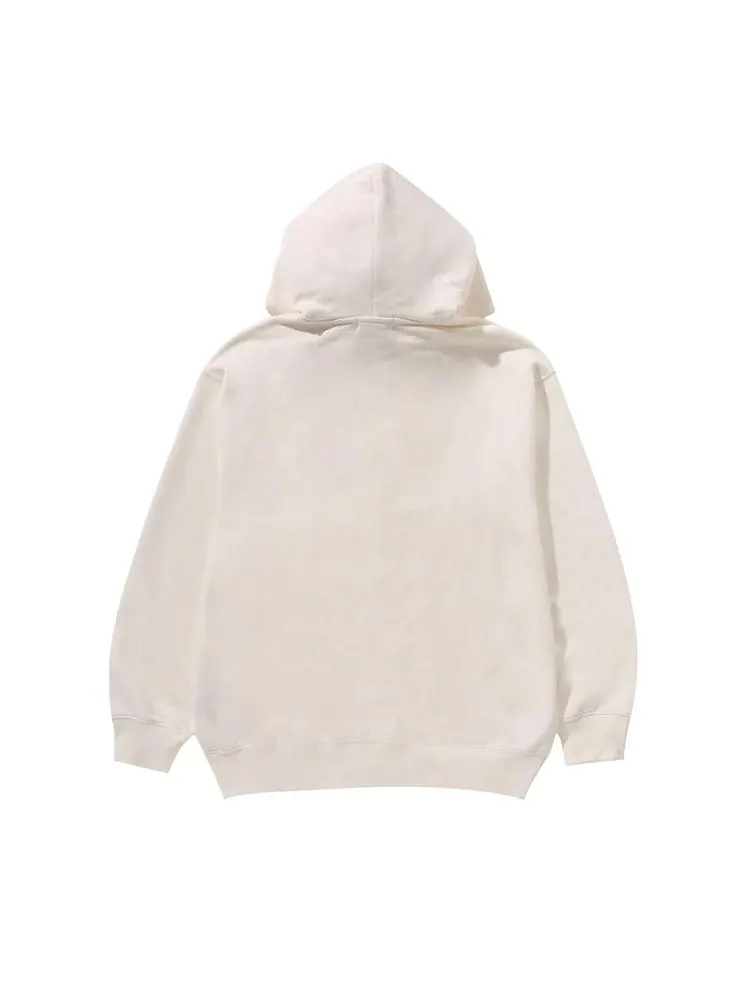 Худи BAPE One Point Relaxed Fit Full Zip Hoodie — изображение 2 из 2, белый