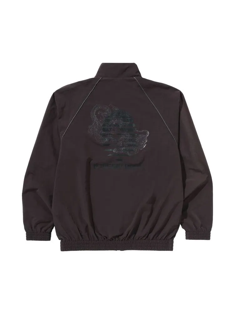 Спортивная куртка BAPE Tiger And Dragon Track Jacket 'Charcoal' — изображение 2 из 2, черный