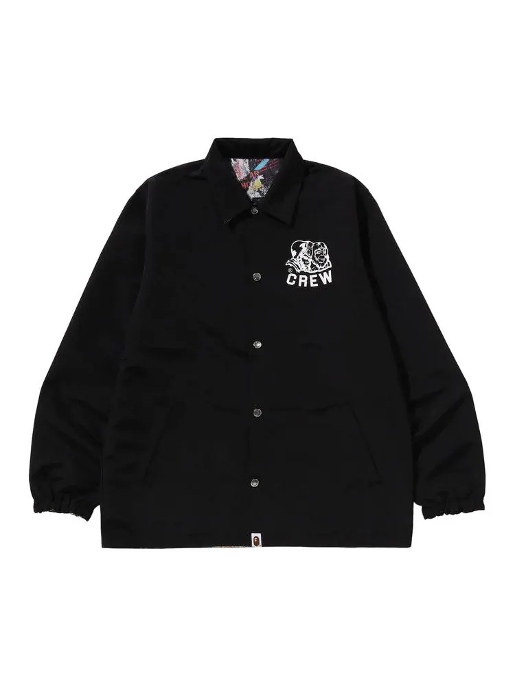 Куртка BAPE Flyer Pattern Reversible Coach Jacket — изображение 3 из 3, мульти