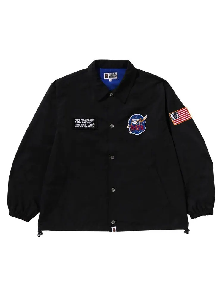 Куртка BAPE Space Ape Relaxed Fit Coach Jacket — изображение 1 из 3, черный