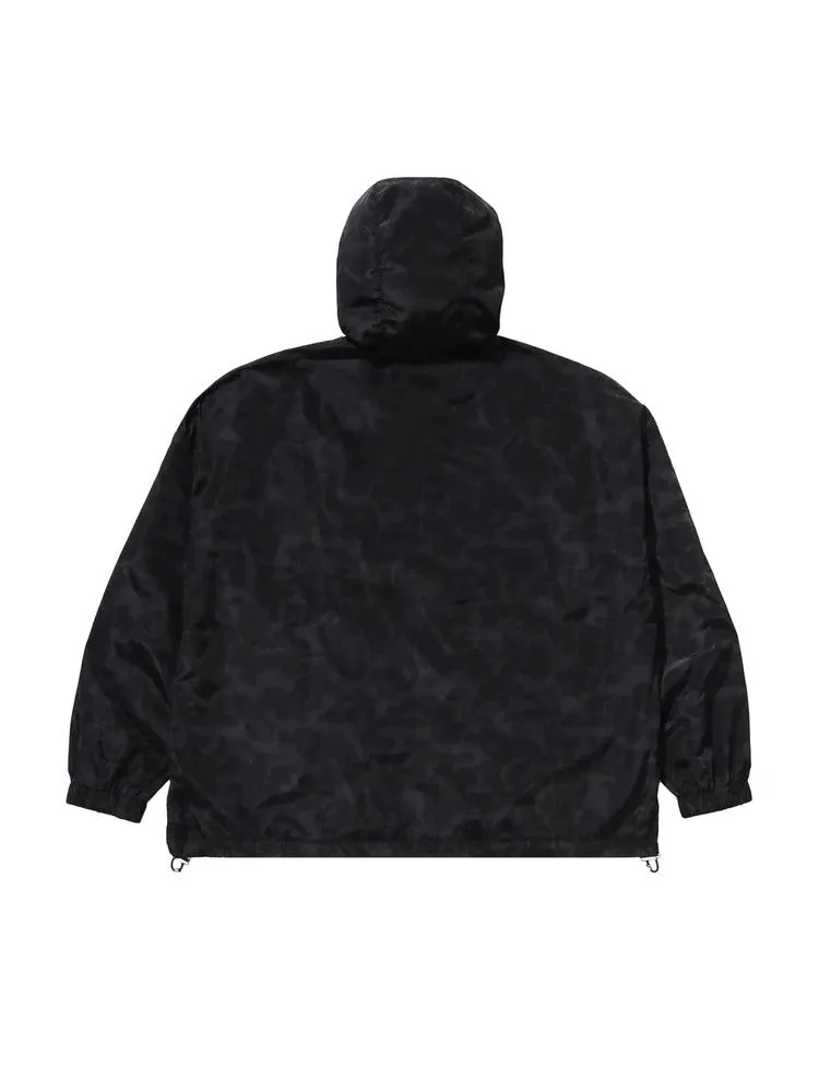 Куртка BAPE Solid Color Nylon Hooded Jacket — изображение 2 из 3, черный