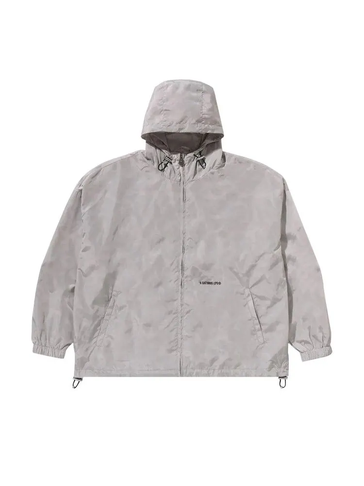 Куртка BAPE Solid Color Nylon Hooded Jacket — изображение 1 из 3, серый