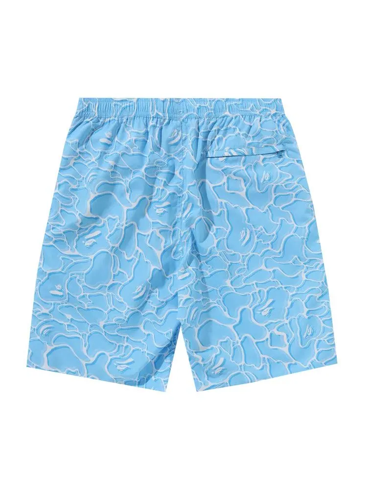 Шорты BAPE ABC Sea Surface Camo Beach Shorts — изображение 2 из 2, синий