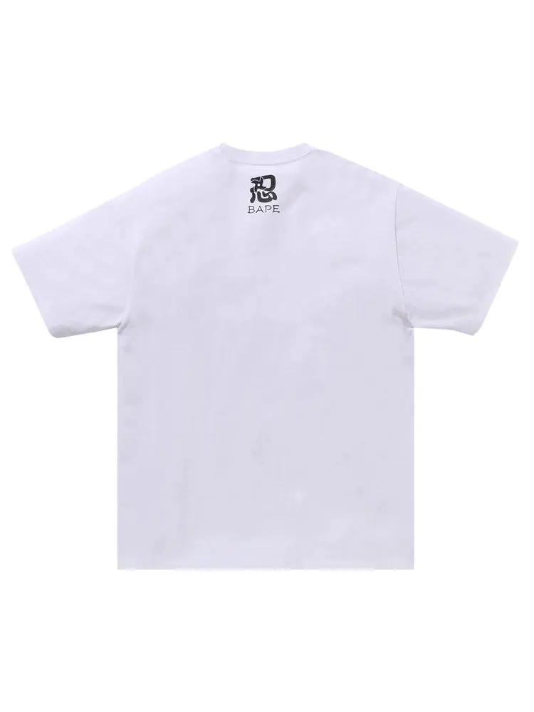 Футболка BAPE Ninja College Tee — изображение 2 из 3, белый